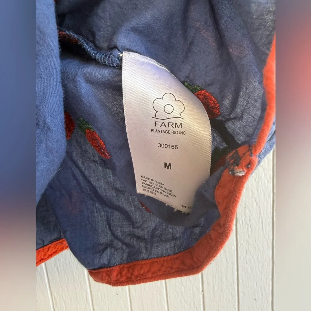 Farm Rio Strawberry Ruffle Blouse - Picture 5 of 11